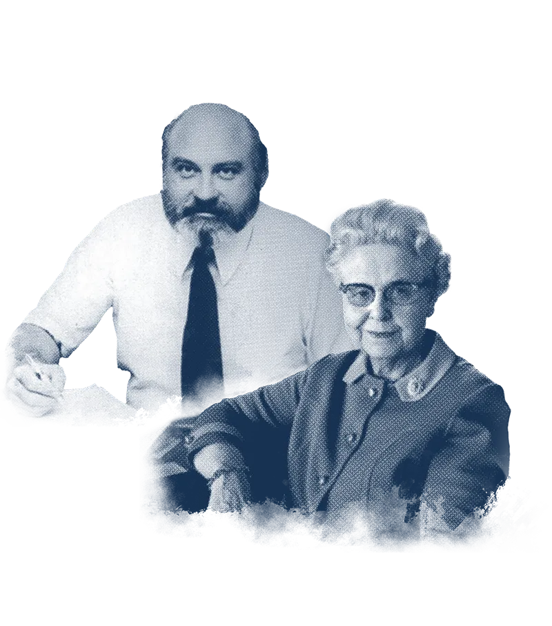 Olive Garvey and Hugh Riordan